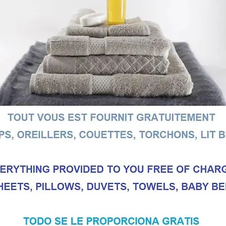 T2 En Coeur De - 2 Lits + Lit Bebe - Wifi - Imprimante Apartment *
